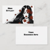 Carte De Visite Glamor Girl (Devant / Derrière)