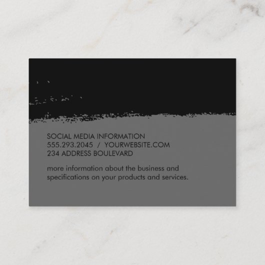 Carte De Visite Glamor Luxe Expressive (Dos)