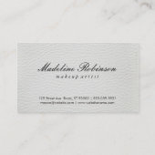 Carte De Visite Glamor Parties scintillant Kiss Cuir (Dos)