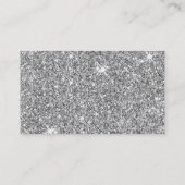 Carte De Visite GLAMOROUS SPARKLE mignon parties scintillant en or (Dos)