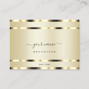 Carte De Visite Glamour et Elegant Gold Effet Professional
