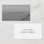 Carte De Visite Glamour minimaliste (Devant / Derrière)