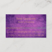 Carte De Visite Glamour Patina Violet (Dos)