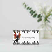 Carte De Visite Gland de chat cosmique (Debout devant)