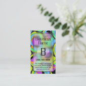 Carte De Visite Glassmorphisme Super rétro (Debout devant)