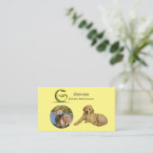 Carte De Visite Glénview Golden Retrivers (Debout devant)