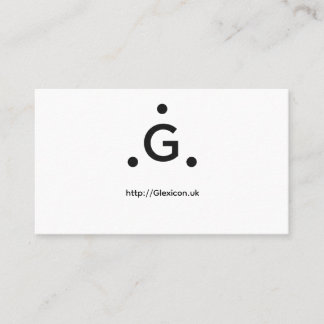 Carte De Visite Glexicon Royaume-Uni