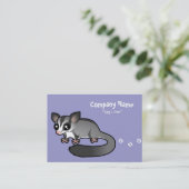 Carte De Visite Glider sugaré de dessin animé (Debout devant)