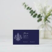 Carte De Visite Glimmericks Fleur de Lis (Debout devant)