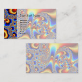 Carte De Visite Glissement - de l'art de fractale (Devant / Derrière)