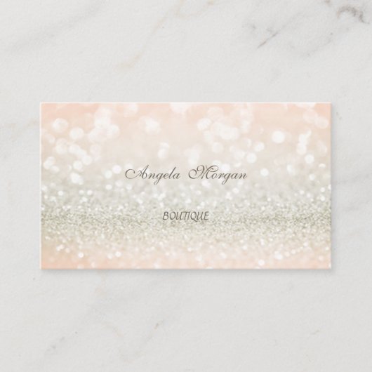 Carte De Visite Glitterie élégante professionnelle (Devant)