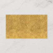 Carte De Visite Glitz d'or (Dos)