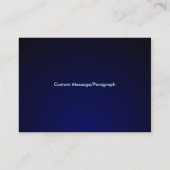 Carte de visite global (Dos)