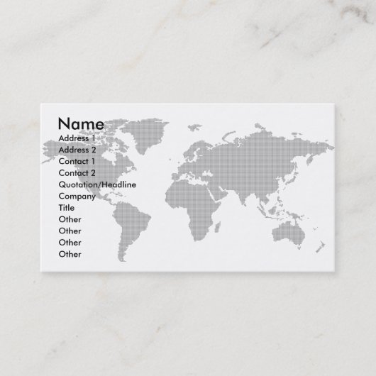 Carte De Visite Global-Affaire-Carte (Devant)