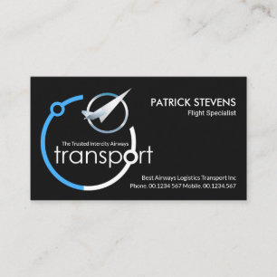 Carte De Visite Global Airways Transport Satellite Aviation