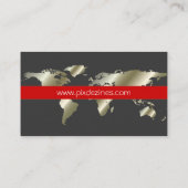 carte de visite global/argent (Dos)