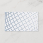 Carte De Visite Global Business Consultant Blue Gray Globe (Dos)