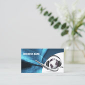 Carte de visite global de soutien de centre (Debout devant)