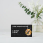 Carte de visite Global Technology Services (Debout devant)