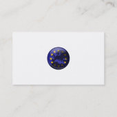 Carte De Visite Globe européen, votre nom ici, (Dos)