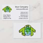 Carte De Visite Globe jacket (Devant / Derrière)