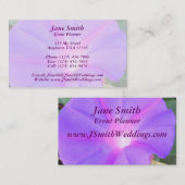 Carte De Visite Gloire de matin (Devant / Derrière)