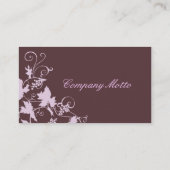 Carte De Visite Gloire de vignoble (Dos)