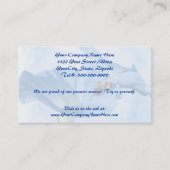 Carte De Visite Gloire du matin bleu et bourdon (Devant)