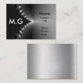 Carte De Visite Gloire métallique (Devant / Derrière)