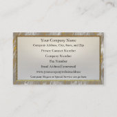 Carte De Visite Gloriaphae Spitz Elegant Professionnel (Dos)