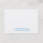 Carte De Visite Glowbird (Dos)