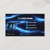 Carte De Visite Glowing Liquid Residential Pressure Washing (Devant)