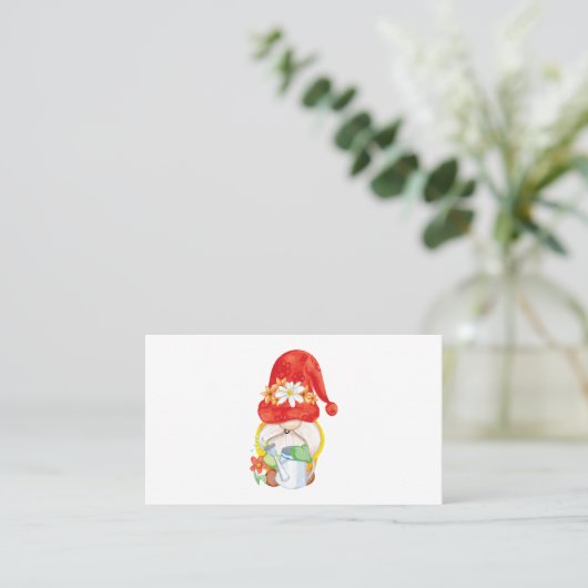 Carte De Visite gnome d'été 4 (Debout devant)