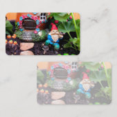 Carte De Visite Gnome géranium 01 (Devant / Derrière)