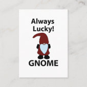 Carte De Visite Gnome Toujours Lucky Gnome (Devant)