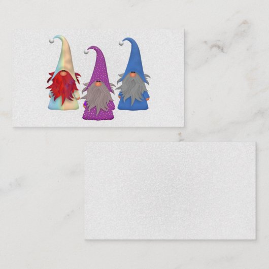 Carte de visite Gnomes Trio (Devant / Derrière)