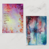 CARTE DE VISITE GNOMON ET DAME DU LAC (Devant / Derrière)