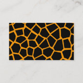 Carte De Visite Go Giraffe - Orange (Dos)