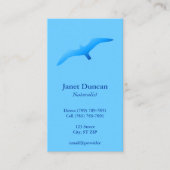 Carte De Visite Goéland volant (Devant)