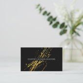 Carte De Visite Gold Artistique expressif (Debout devant)