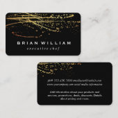 Carte De Visite Gold Artistique expressif (Devant / Derrière)