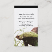 Carte De Visite Gold Betta Siamese Poisson de combat (Dos)