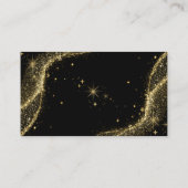 Carte de visite Gold Black Girl Star (Dos)