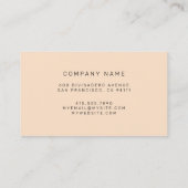 Carte De Visite Gold Black Luxury (Dos)