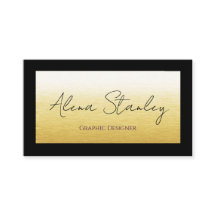 Gold Black Minimalist 