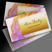 Carte De Visite Gold Chic