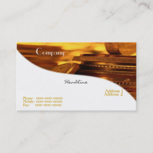 Carte de visite Gold Coins