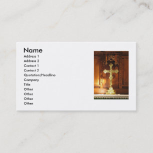 Carte de visite Gold Cross