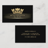 Carte de visite Gold Crown (Devant / Derrière)