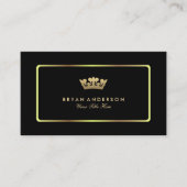 Carte de visite Gold Crown (Devant)